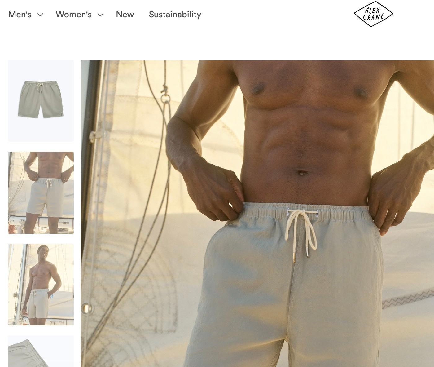 Alex Crane Bananatex swim trunks
