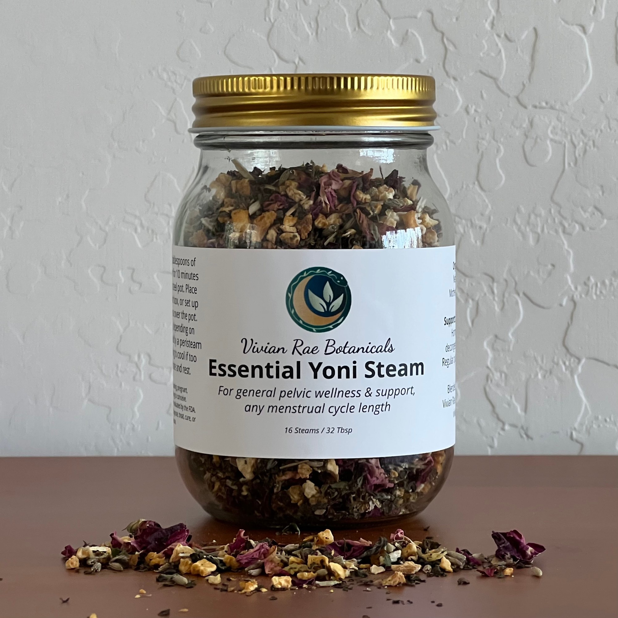 Essential Yoni Steam Jar with organic herbs