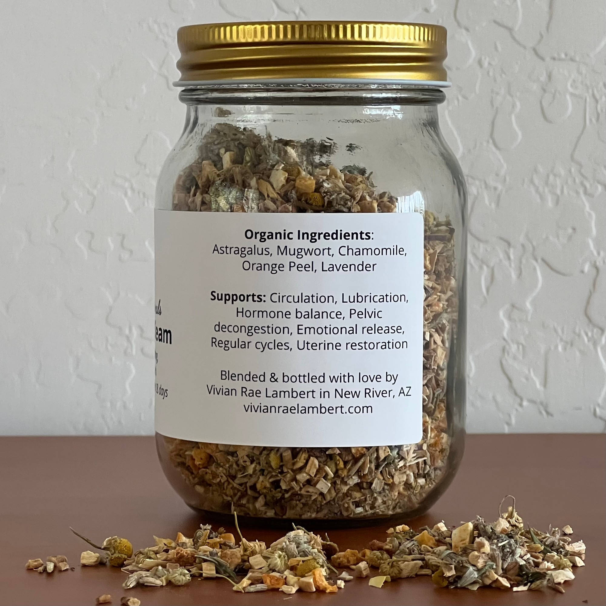 Gentle Yoni Steam organic ingredients and supports