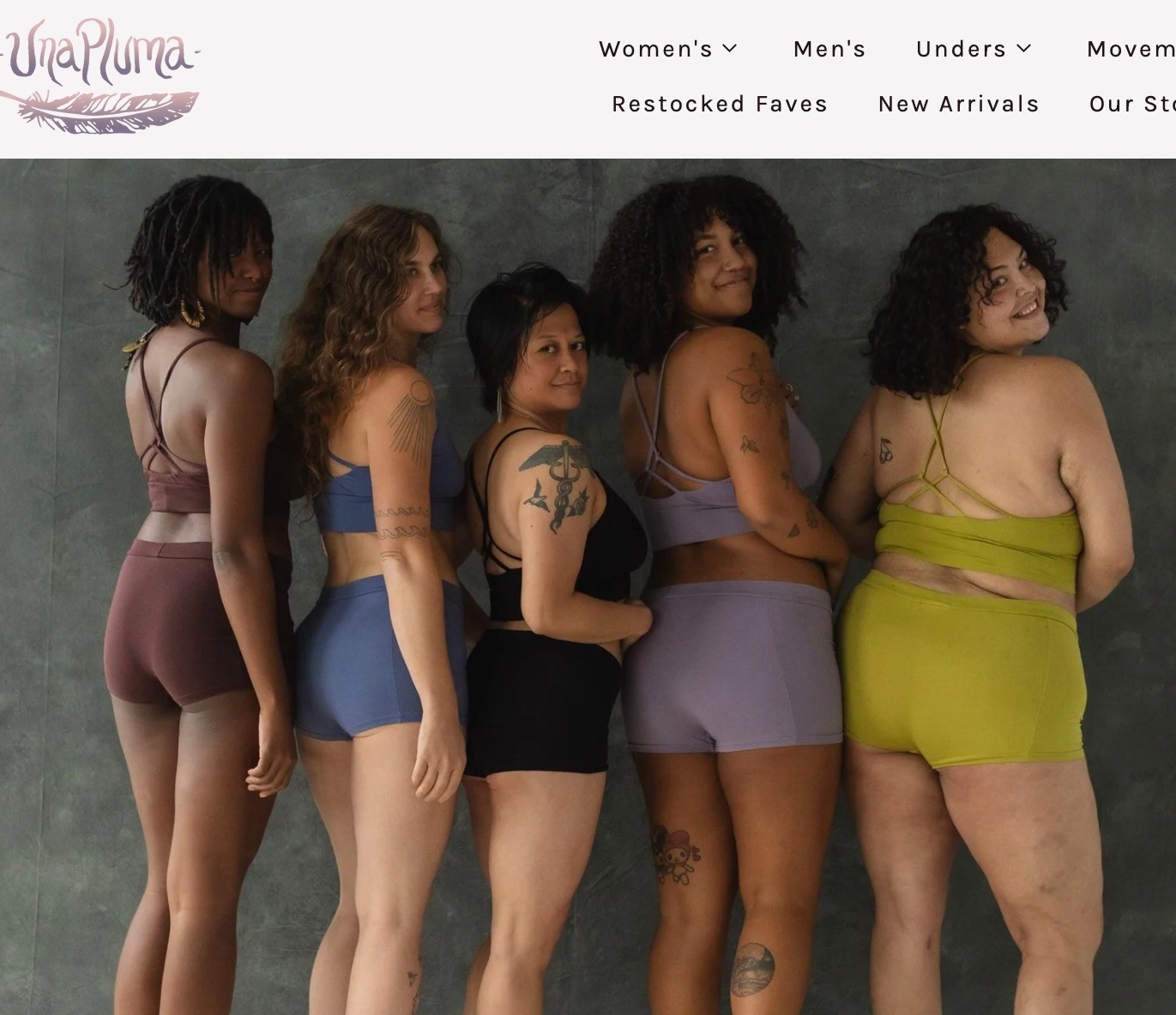Una Pluma Organic Cotton Bralette & Bottoms