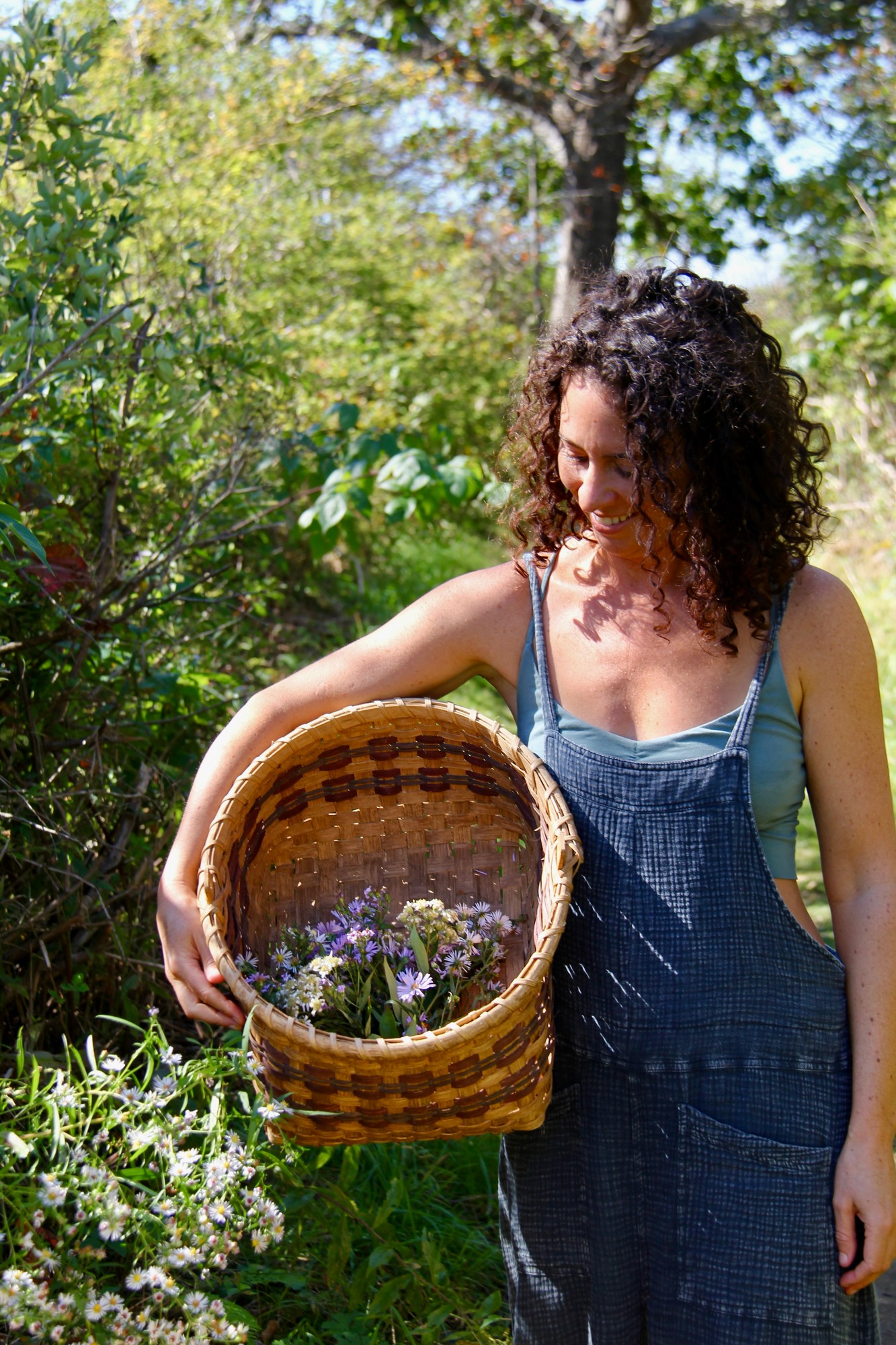 Vivian Collecting Herbs